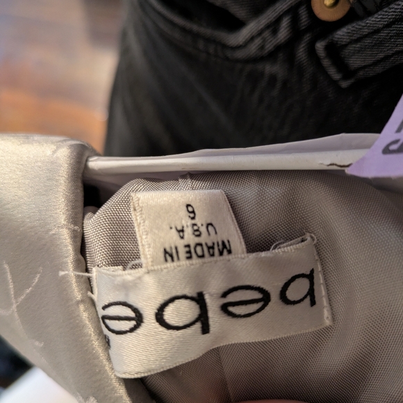 Silver Gothic Bebe Blazer - Picture 3 of 4